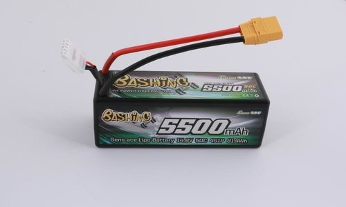 GENSACE BASHING 50C-14.8V-4S1P RC賽車電池（正面三孔出線）