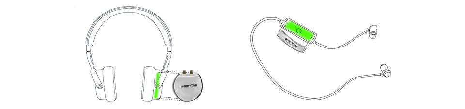 格瑞普藍(lán)牙耳機(jī)裝載示意圖